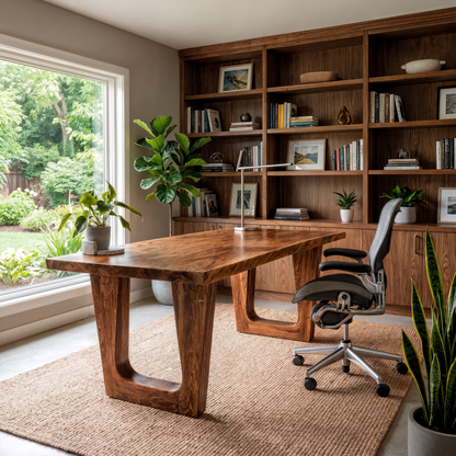 Rustic Desk For Home Office And Professional Workspace