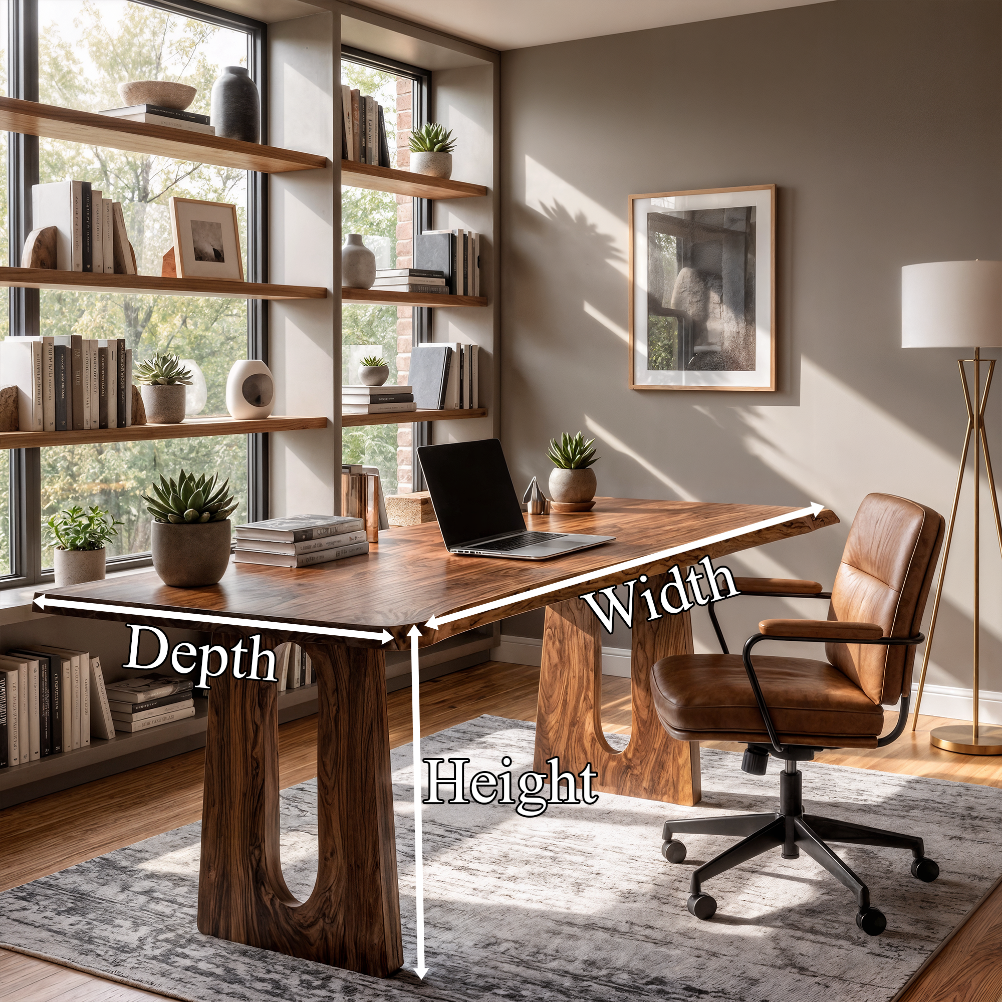 Modern Desk For Home Office And Creative Workspace