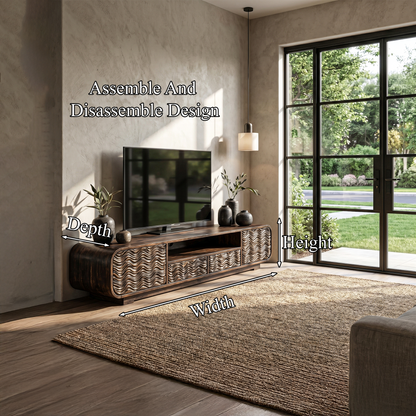 Modern Entertainment Center Organic Architectural Form For Living Room