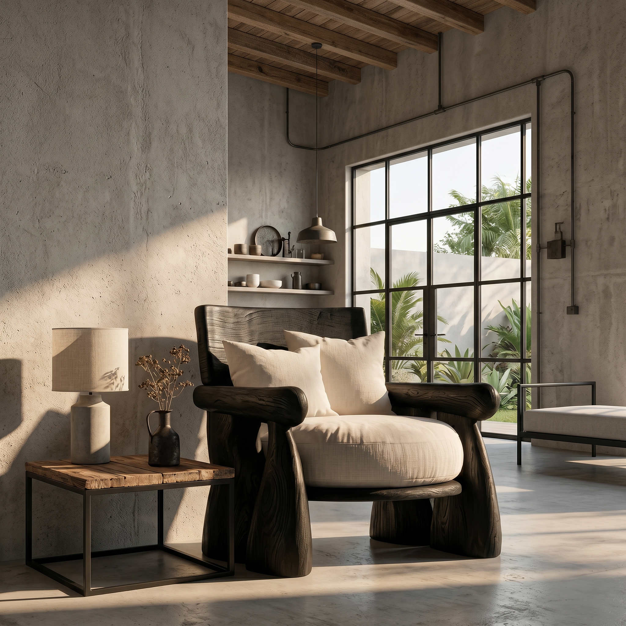 Artisan Crafted Lounge Chair For Living Room And Cozy Reading Corner