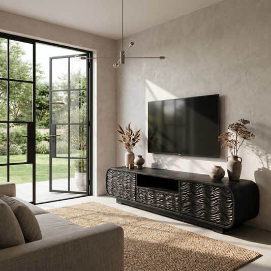 Modern Entertainment Center Organic Architectural Form For Living Room