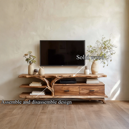 Rustic TV Storage Console For Living Room And Media Space