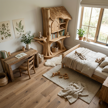 Nursery Decorative House Bookshelf For Kids Room And Bedroom