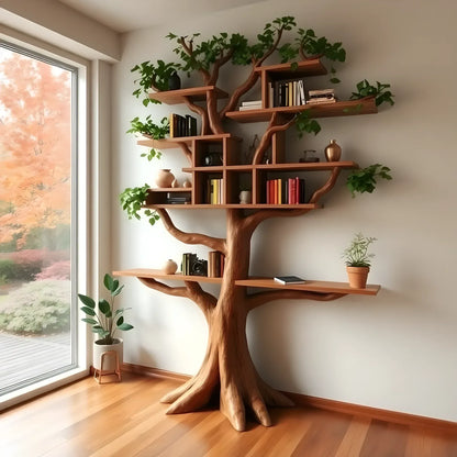 Old Driftwood Bookshelf
