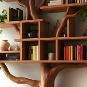 Old Driftwood Bookshelf